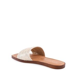 Seychelles Metallic Gold Slide Sandals